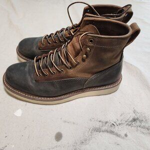 Taft -  Model 001 Boot In Blue/Brown 9.5
